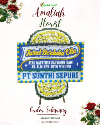 Papan Bunga Duka di Penumping
