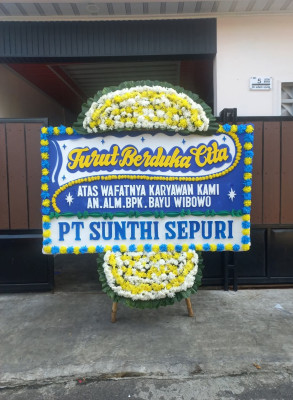Papan Bunga Duka di Penumping